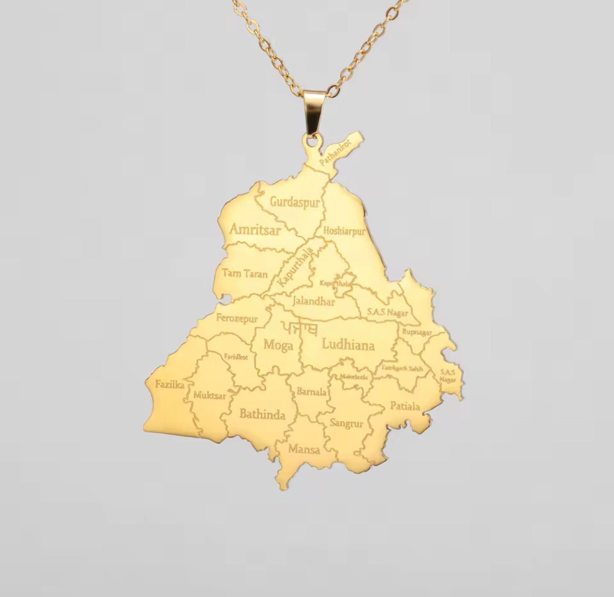PUNJAB – Collana delle province