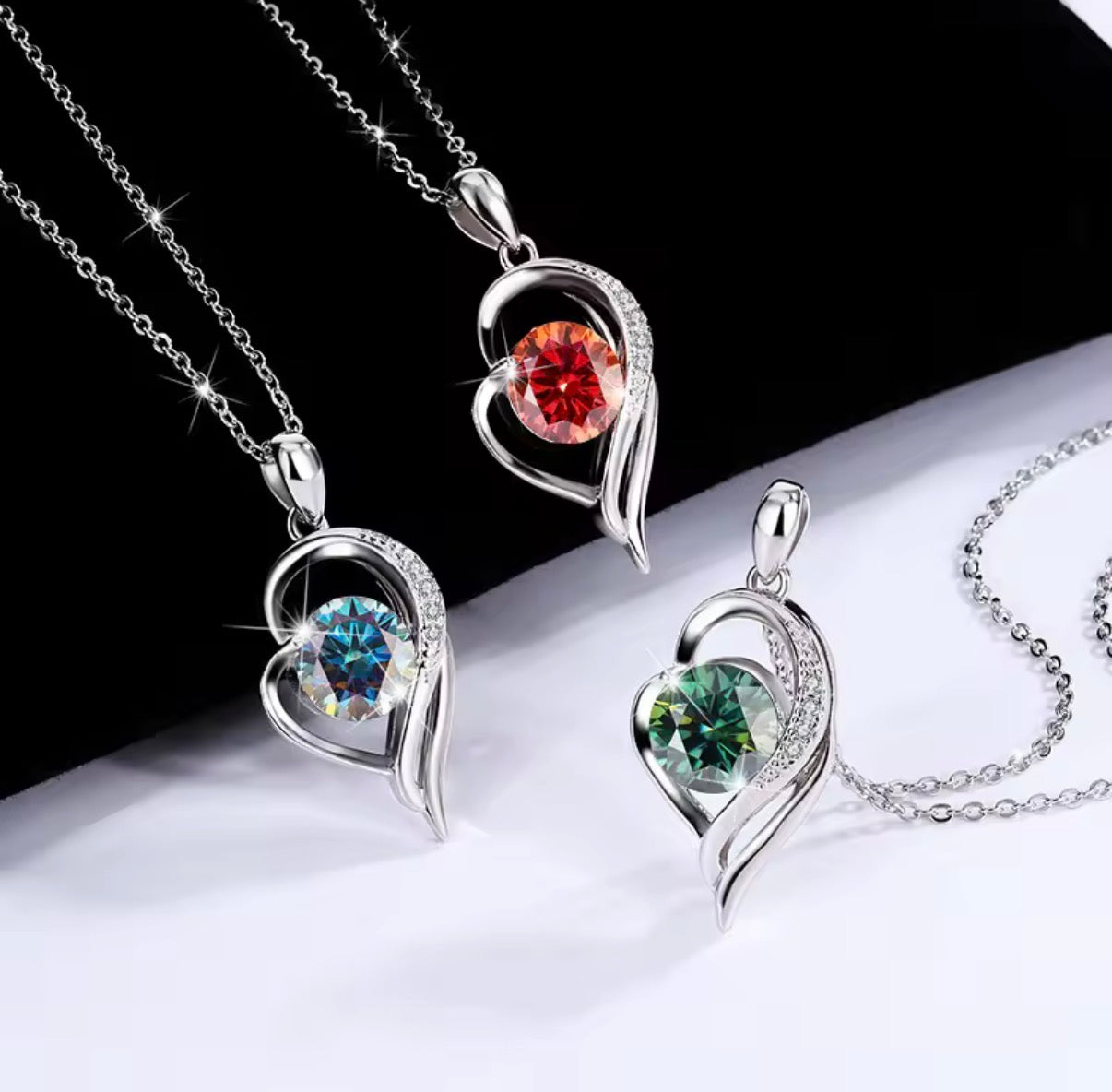 HEARTLUME – Ciondolo Love con Moissanite