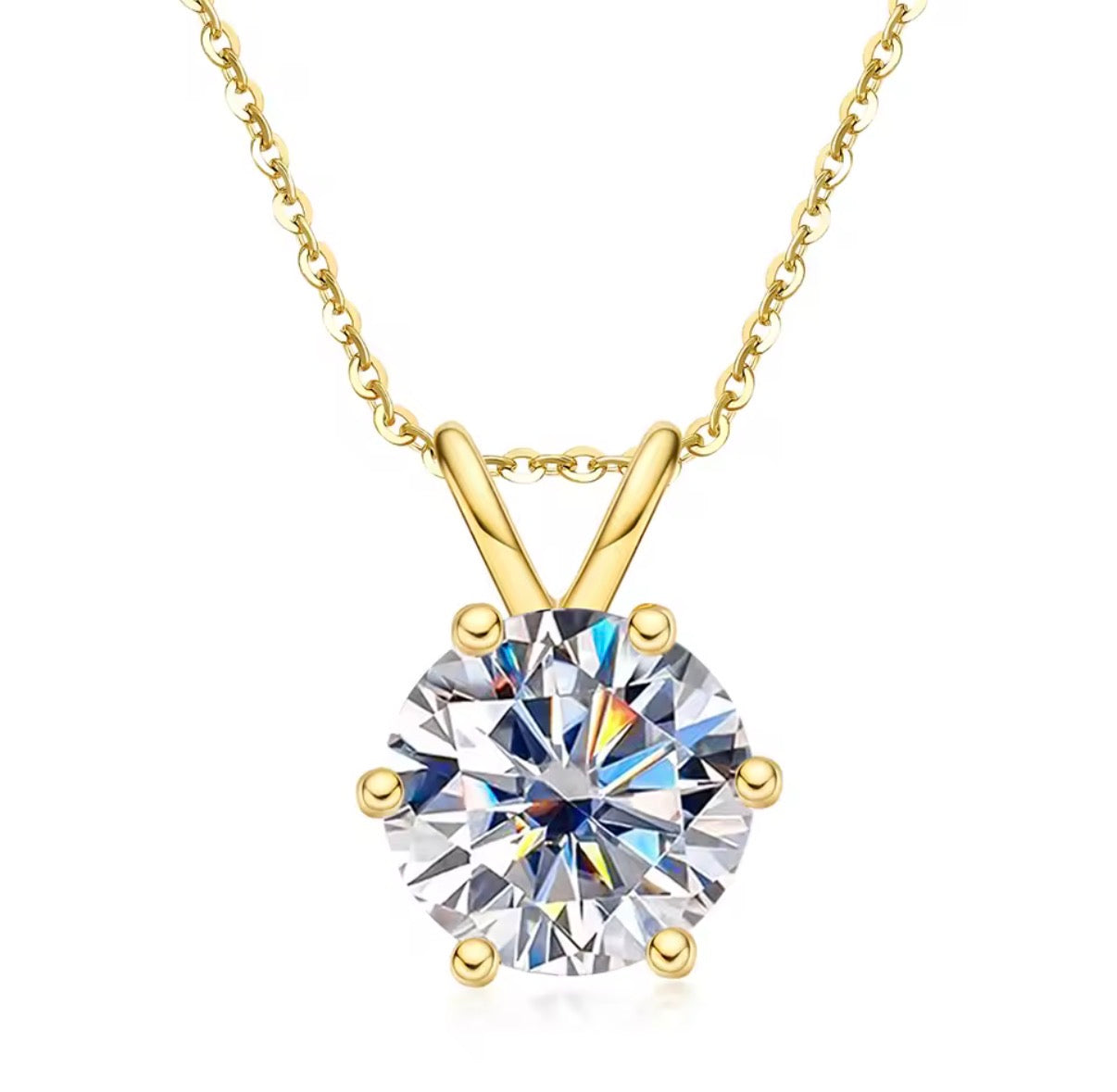 SOLYST – Catena di Moissanite Singola