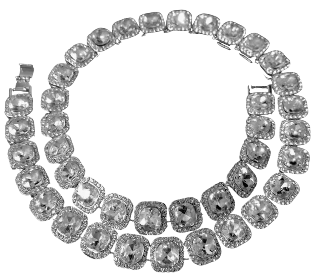 VORTEXION – Collana con ciondolo Iced Halo