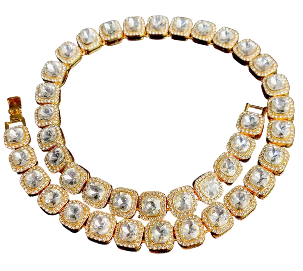 VORTEXION – Collana con ciondolo Iced Halo