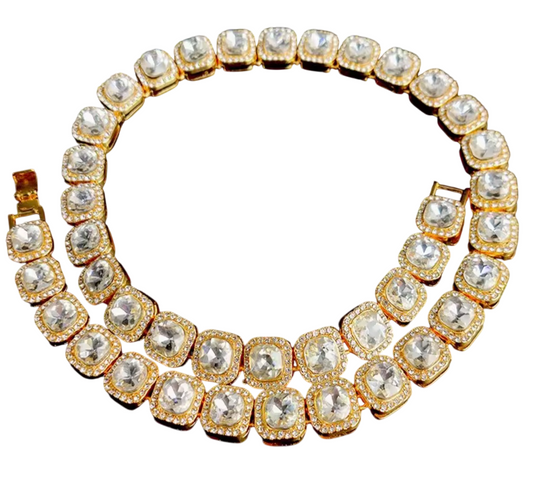 VORTEXION – Collana con ciondolo Iced Halo