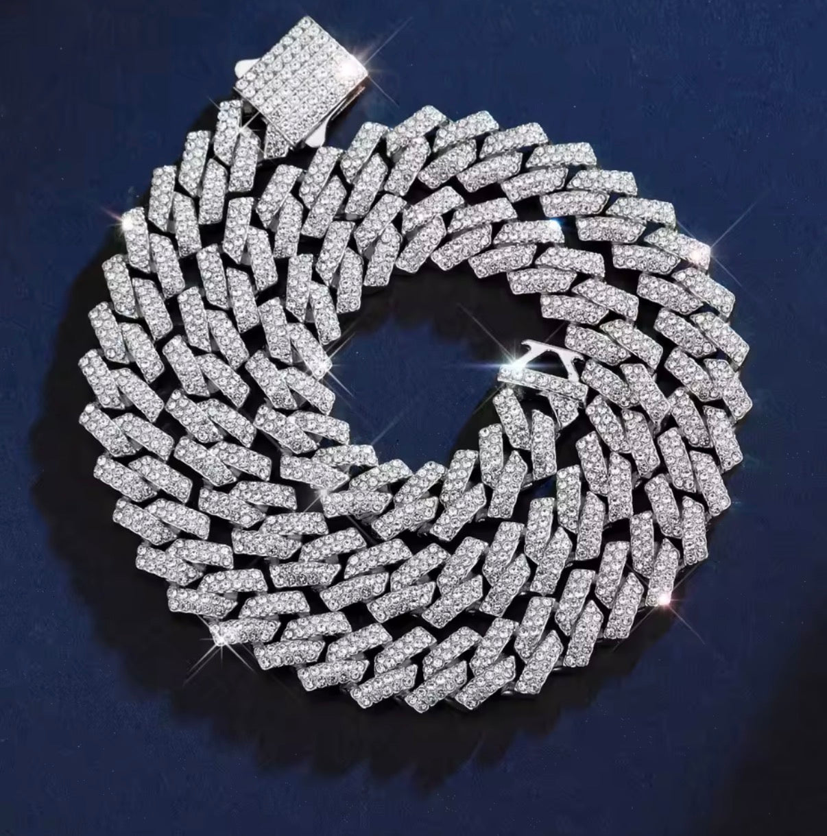 DRIPHAVEN – Catena cubana con diamanti