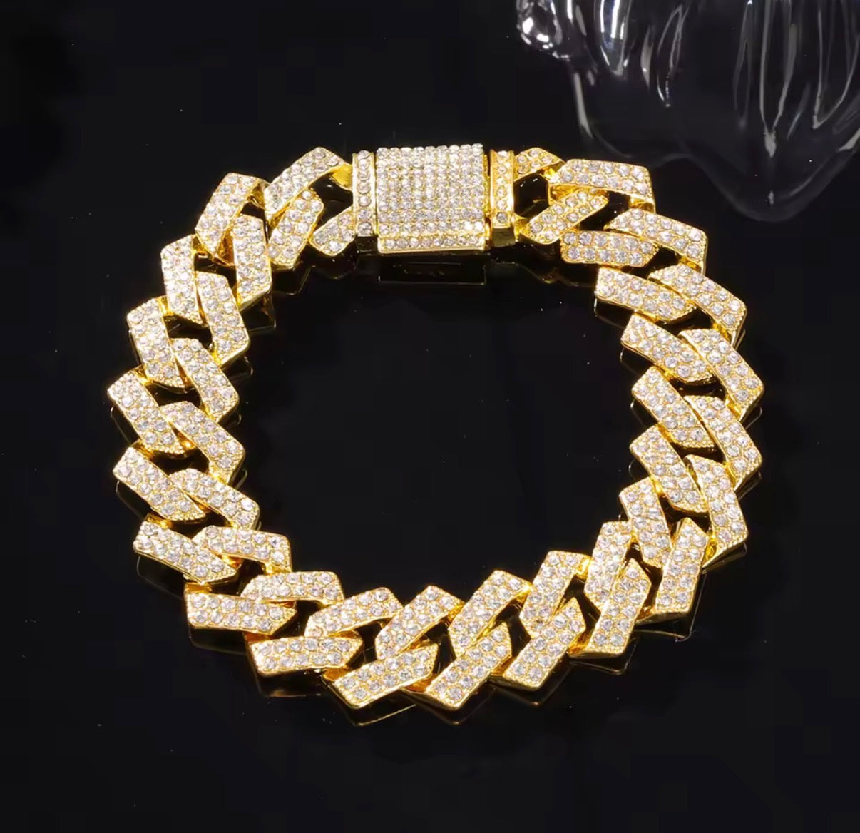 DRIPHAVEN – Catena cubana con diamanti